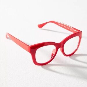 NEW from Anthropologie‎ Red Blue Light Filtering Reading Glasses +1.50